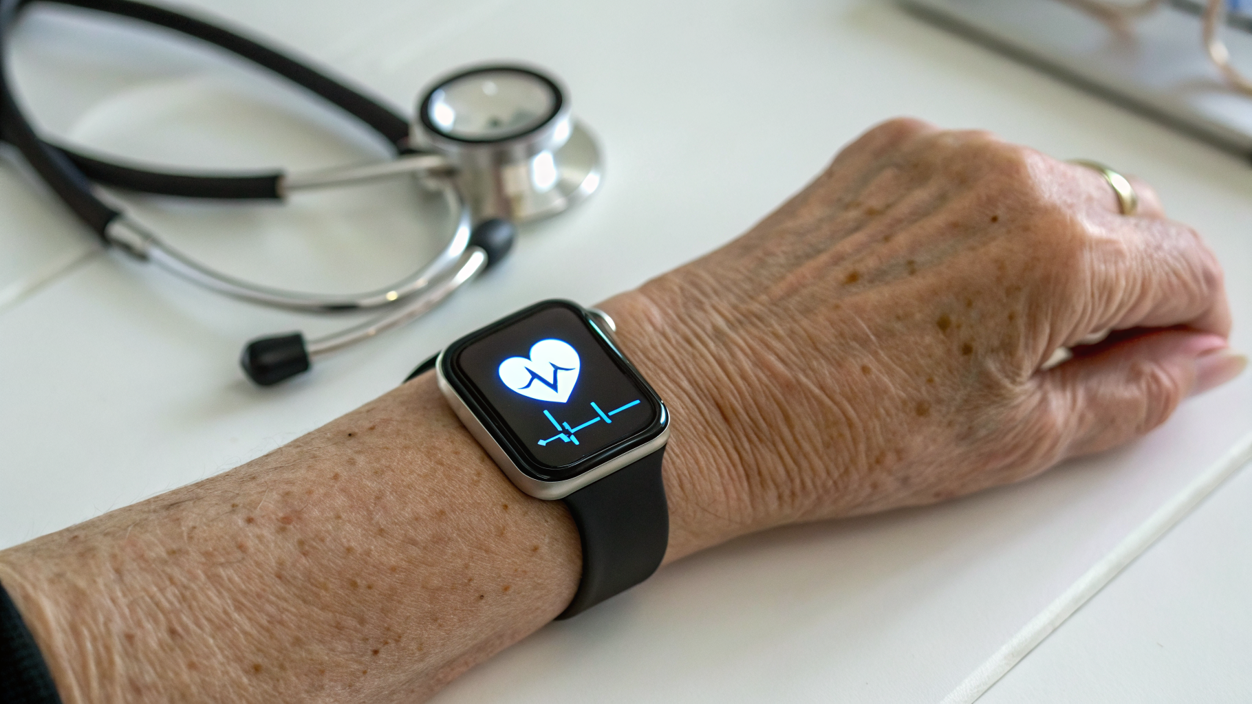 Smartwatch monitoring increased new-onset AF detection in elderly patients compared to standard care
